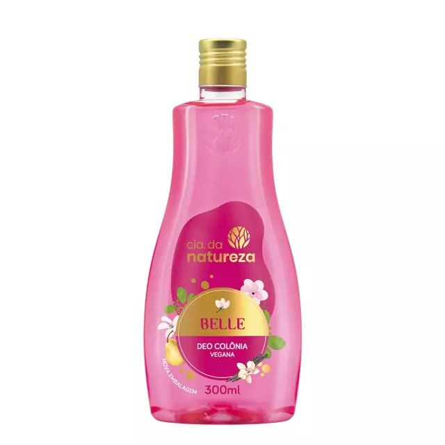 Desodorante Colônia Vegana Cia Da Natureza Belle 300ml