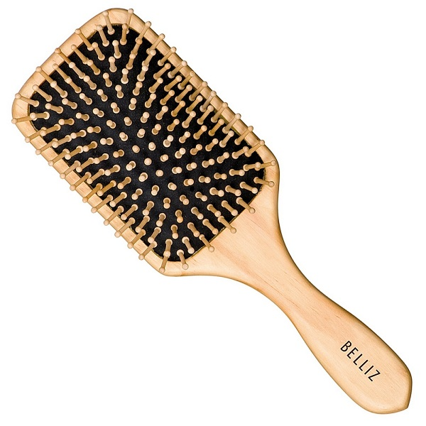 Escova Belliz Cerdas de Madeira Wood Racket Ref. 445