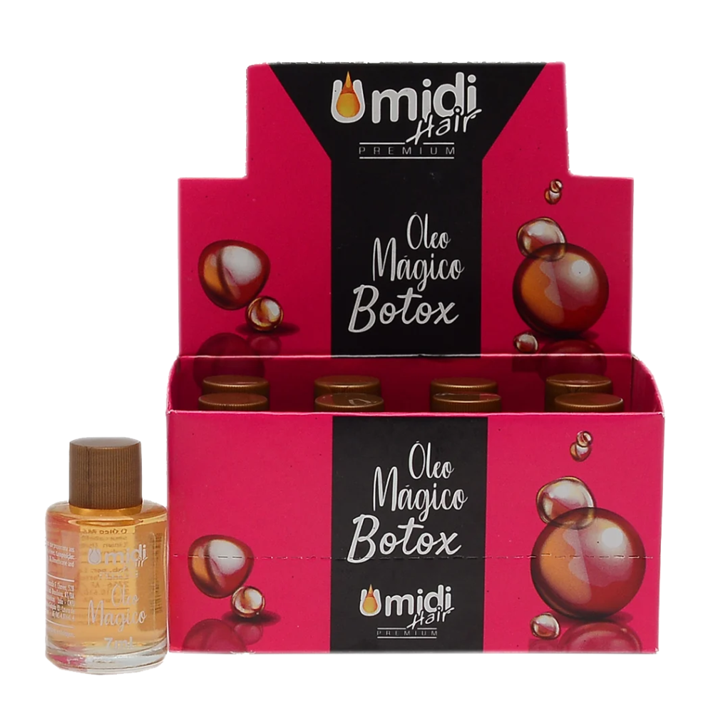 Óleo Capilar Umidi Hair Premium Mágico Botox 7ml - Display Com 12 Unidades
