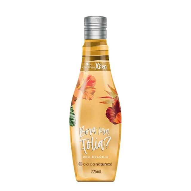 Desodorante Colônia Cia Da Natureza Xêro Bora Para Folia 225ml