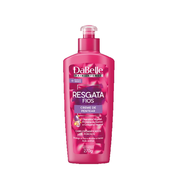 Creme Para Pentear Dabelle Resgata Fios 270G