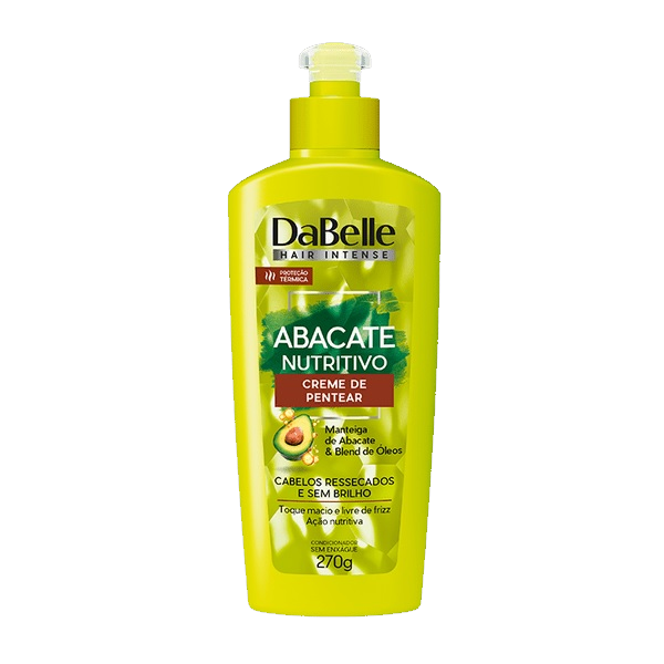 Creme Para Pentear Dabelle Abacate Nutritivo 270G