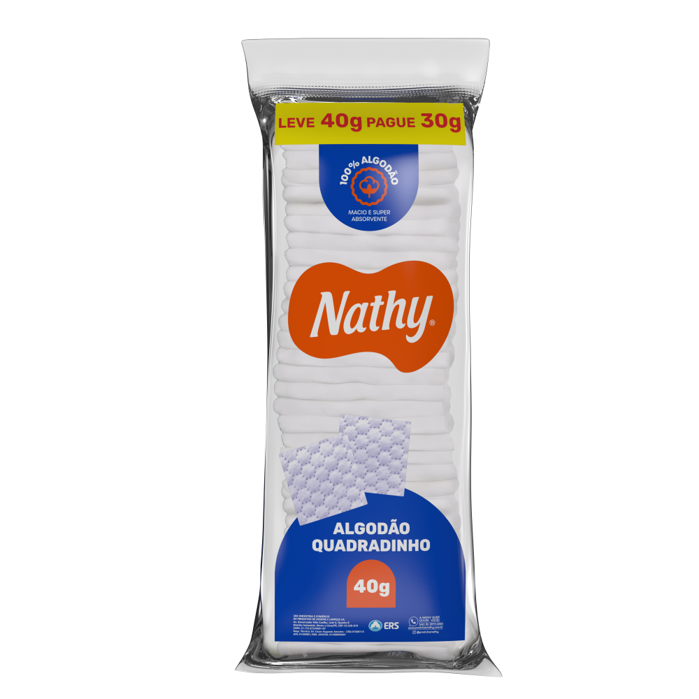 Algodão Nathy Hidrófilo 40g