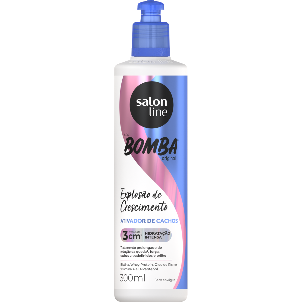Ativador De Cachos Salon Line Sos Bomba Original 300ml