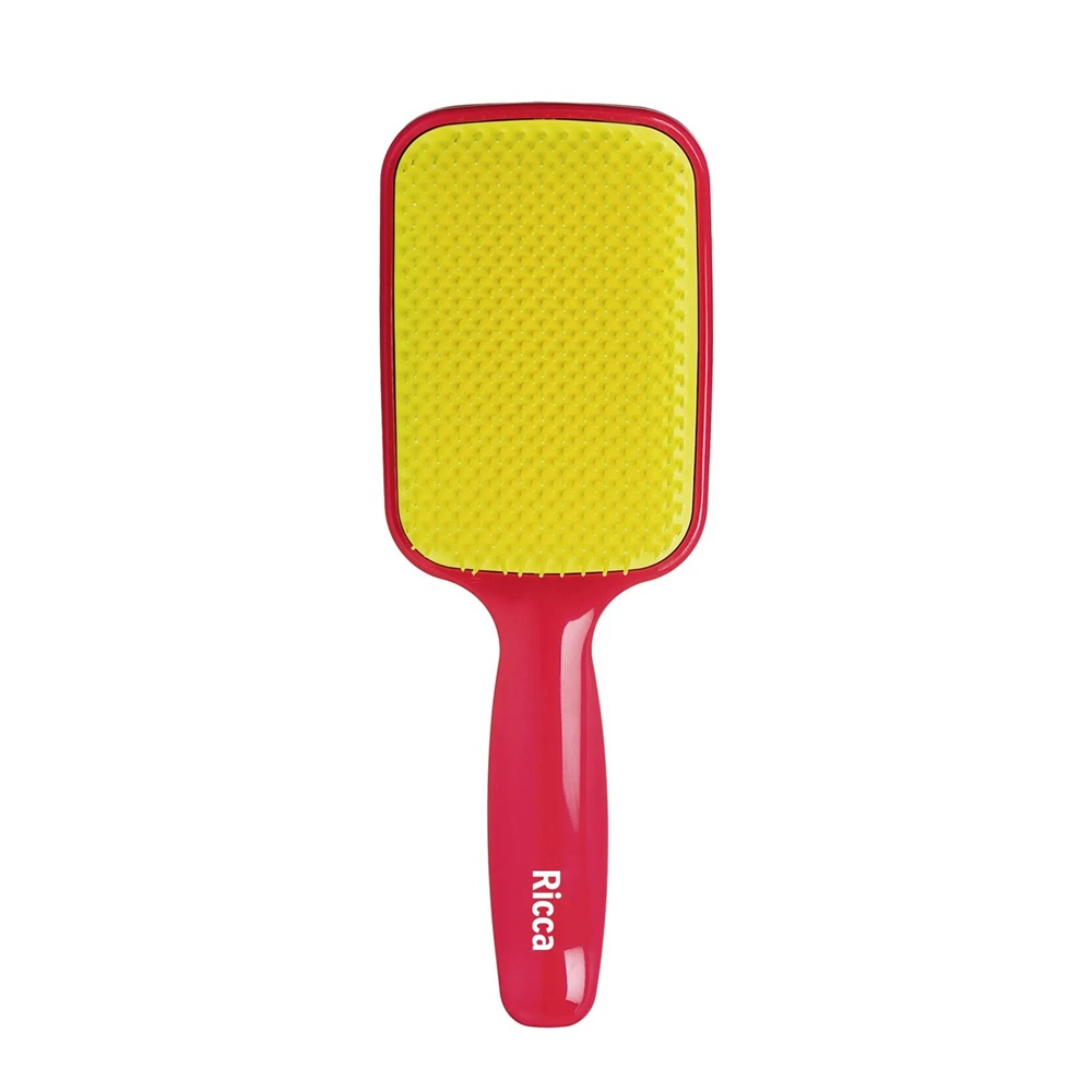 Escova de Cabelo Ricca Belliz Racket Flex Pink Ref. 450