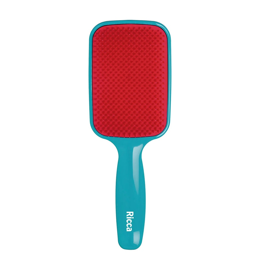 Escova de Cabelo Ricca Belliz Racket Flex Blue Ref. 451