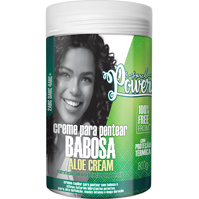 Creme Para Pentear Soul Power Babosa Aloe Cream 800G
