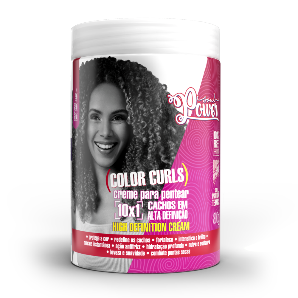 Creme Para Pentear Soul Power Color Curls High Definition Cream 800G
