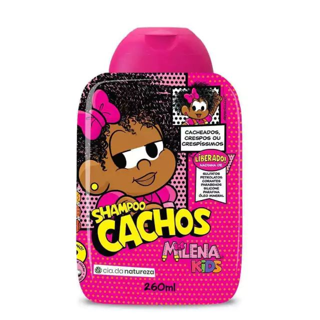 Shampoo Cia Da Natureza Milena Kids Cachos 260ml