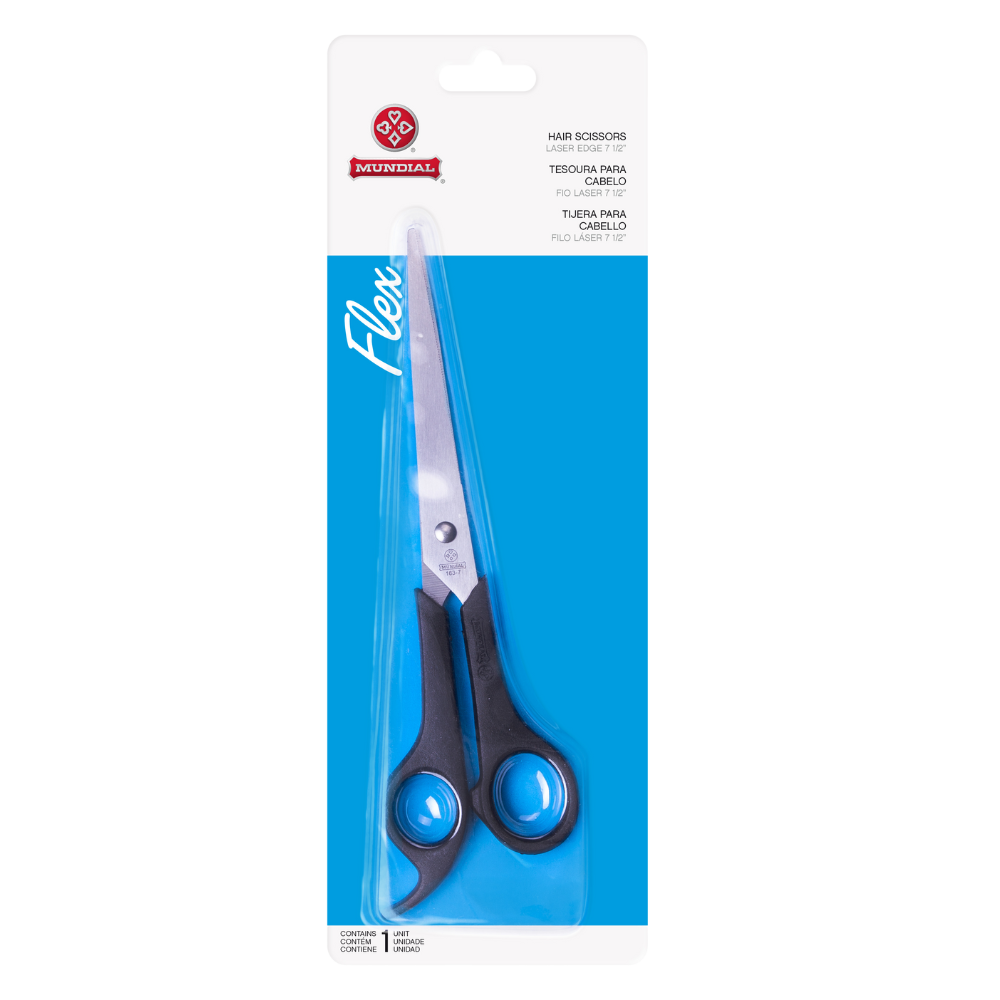 Tesoura Cabelereiro Mundial Flex Laser 7 Ref. 163