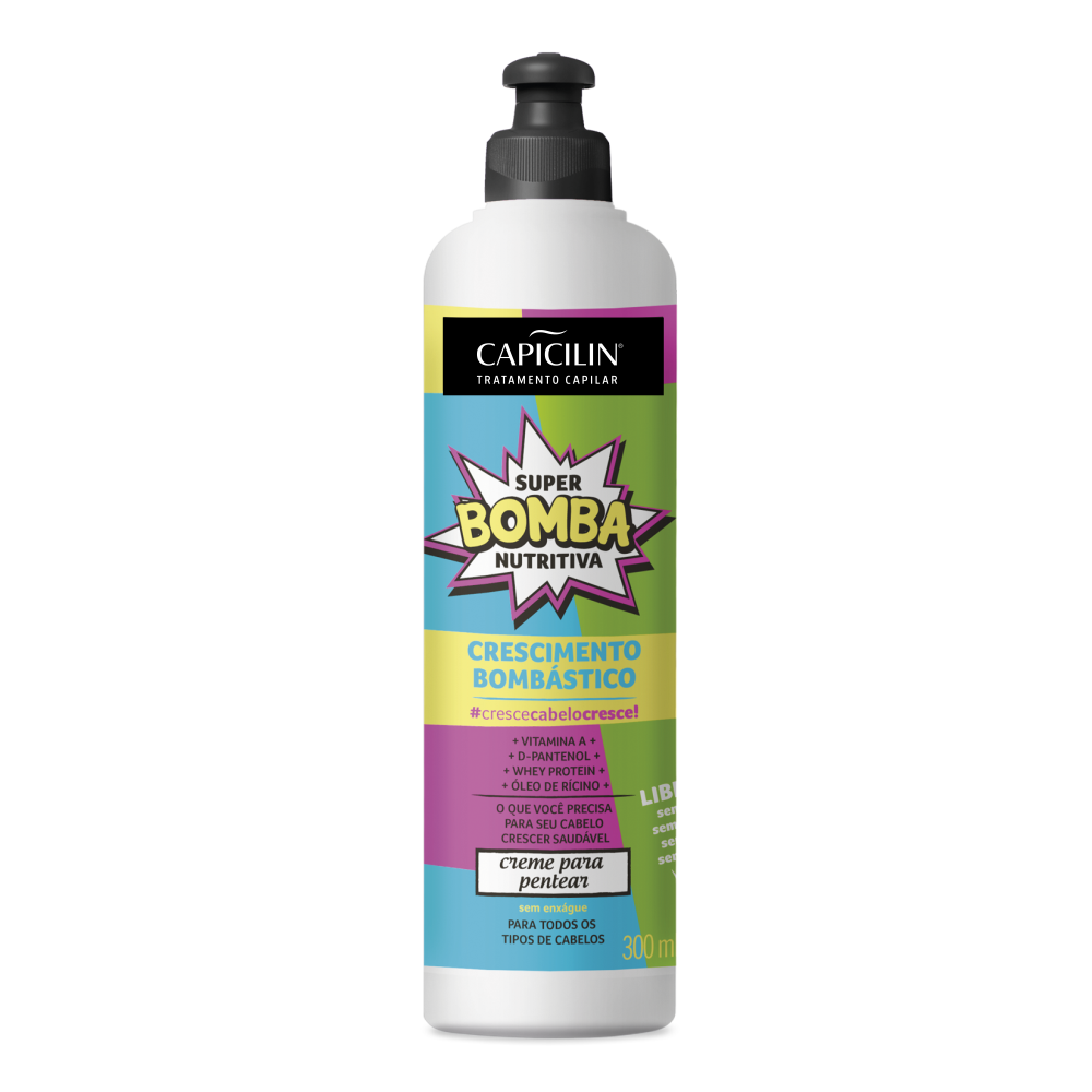 Creme para Pentear Capicilin Super Bomba Nutritiva 300ml