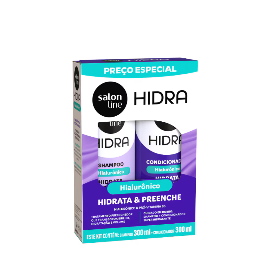 Kit Shampoo + Condicionador Salon Line Hidra Hialurônico 300ml