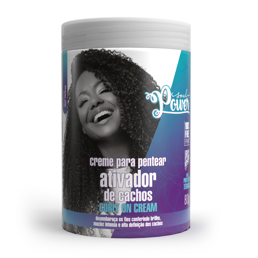 Creme Para Pentear Soul Power Curly On Cream 800G