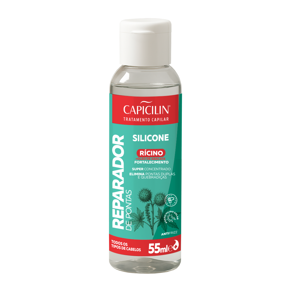 Silicone Capilar Capicilin Reparador Rícino 55ml