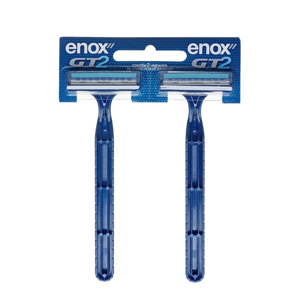 Aparelho de Barbear Enox Belliz Com 2 Unidades GT2 Lâmina Tripla Ref. 1753