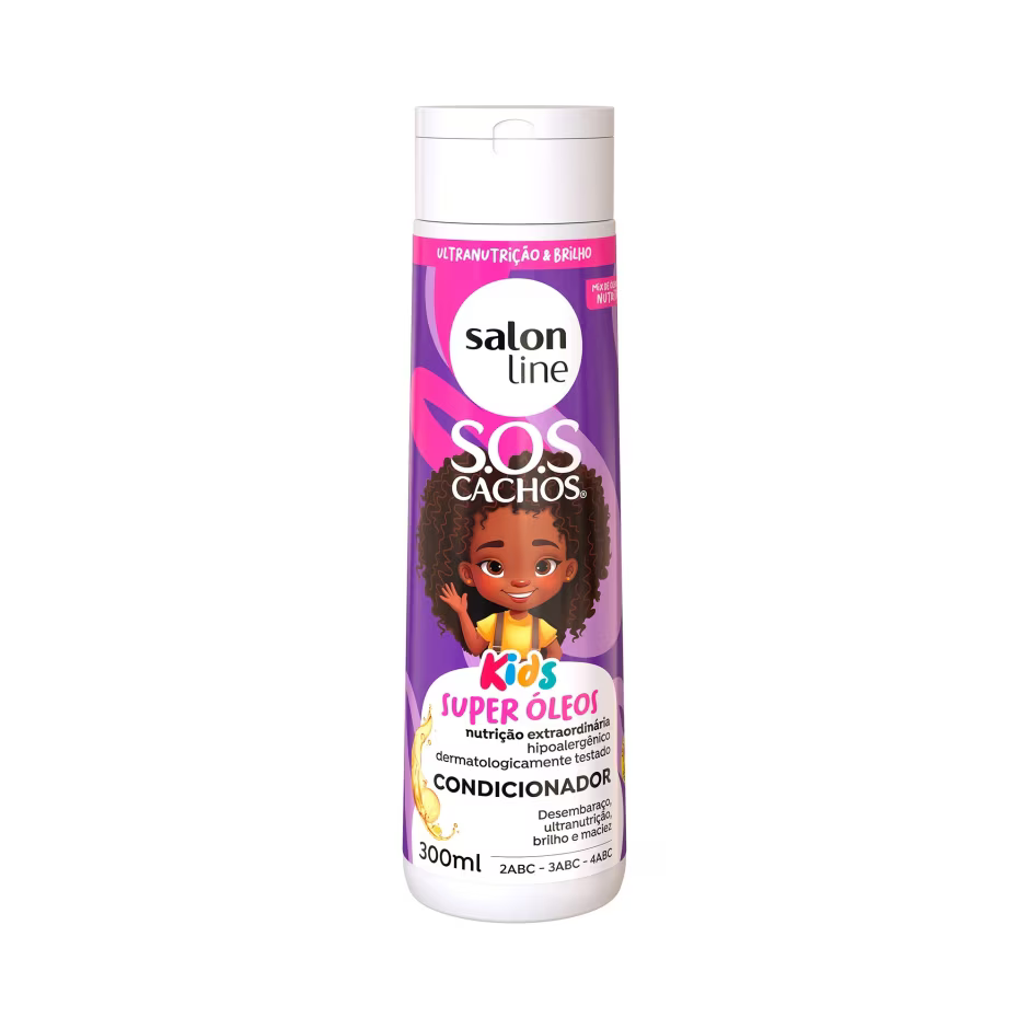 Condicionador Salon Line Sos Cachos Kids Super Óleos 300ml