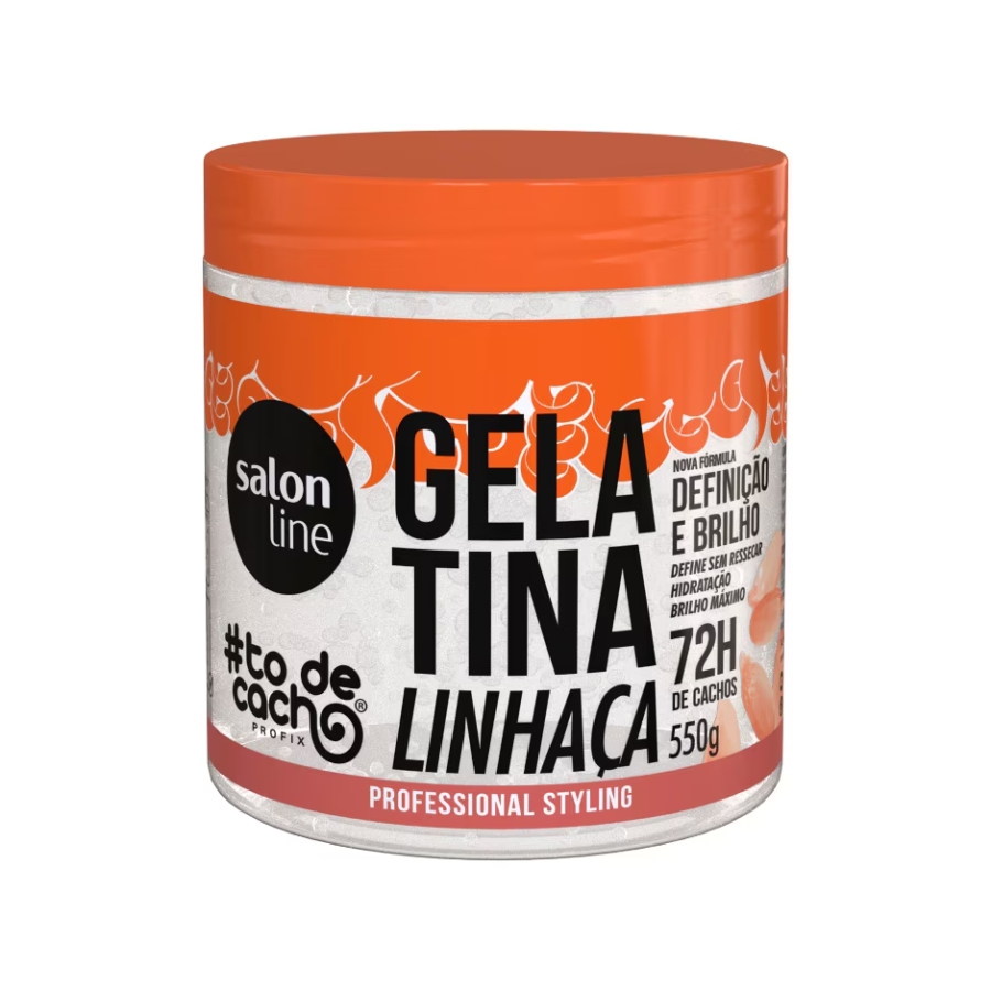 Gelatina Salon Line #Todecacho Definição E Brilho Linhaça 550G