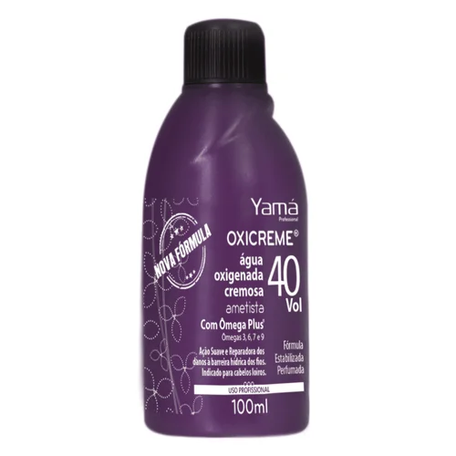 Água Oxigenada Yamá Oxicreme Ametista 40V 100ml
