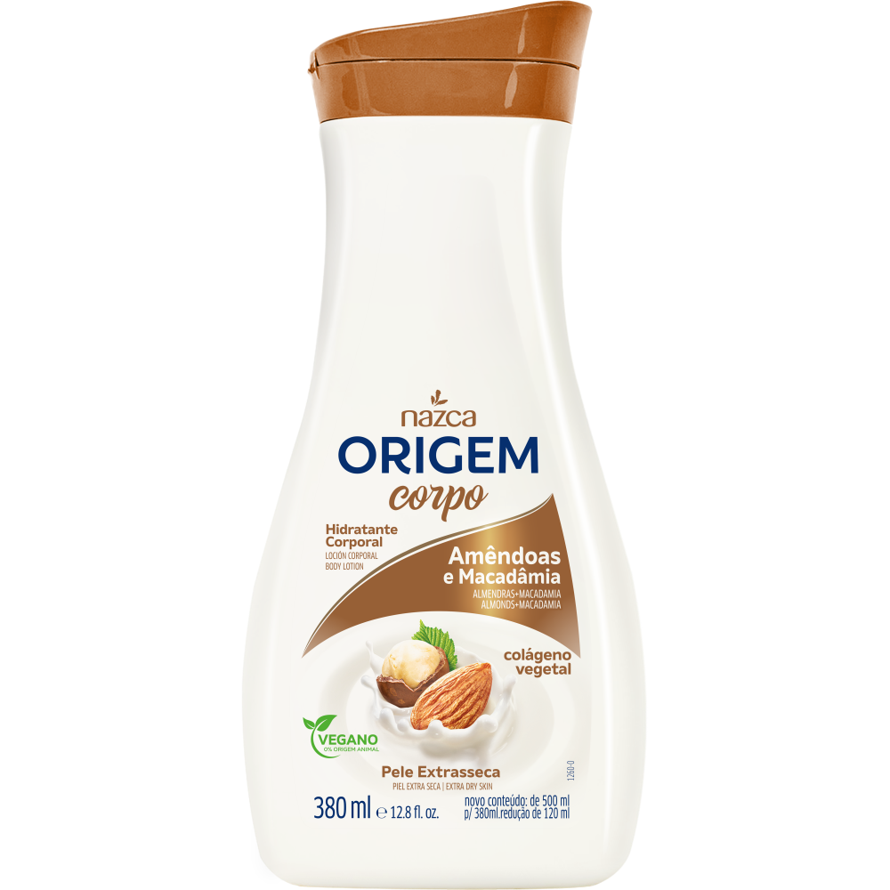 Hidratante Corporal Origem Corpo Amêndoas E Macadâmia 380ml
