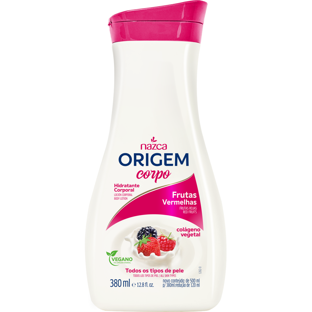 Hidratante Corporal Origem Corpo Frutas Vermelhas 380ml