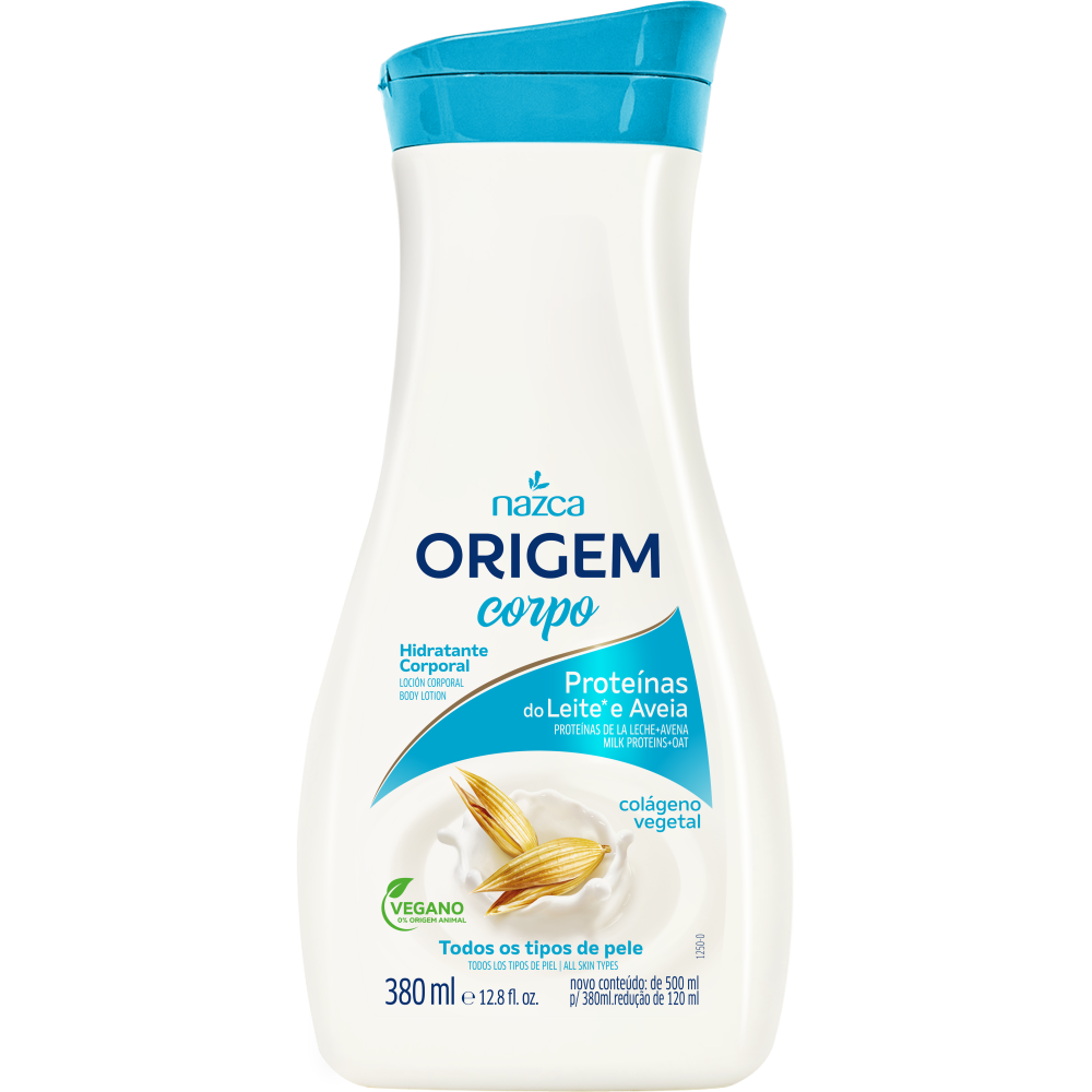 Hidratante Corporal Origem Corpo Proteina Do Leite E Aveia 380ml