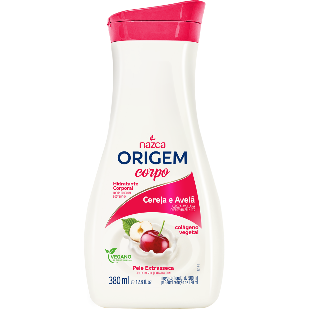 Hidratante Corporal Origem Corpo Cereja E Avelã 380ml