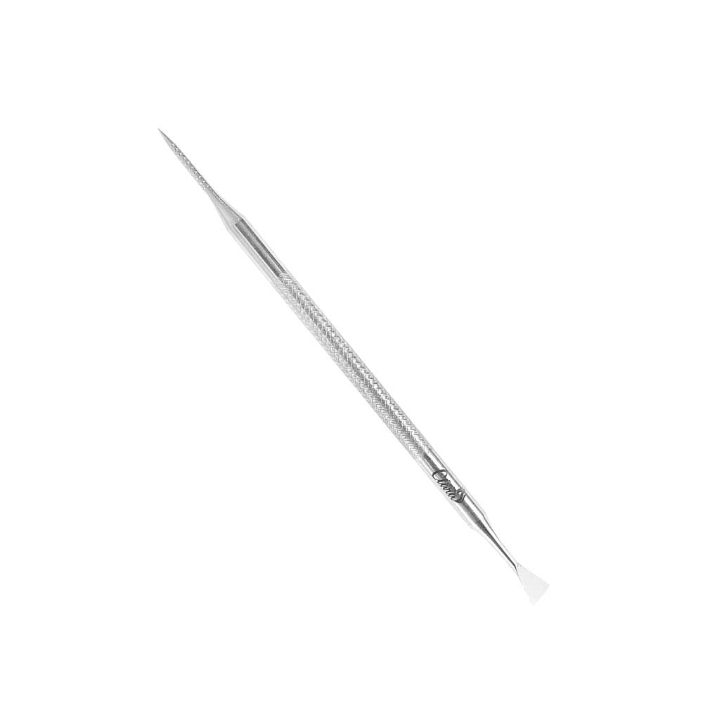 Espátula e Palito Santa Clara Para Cutículas Com Palito Inox Ref. 5533