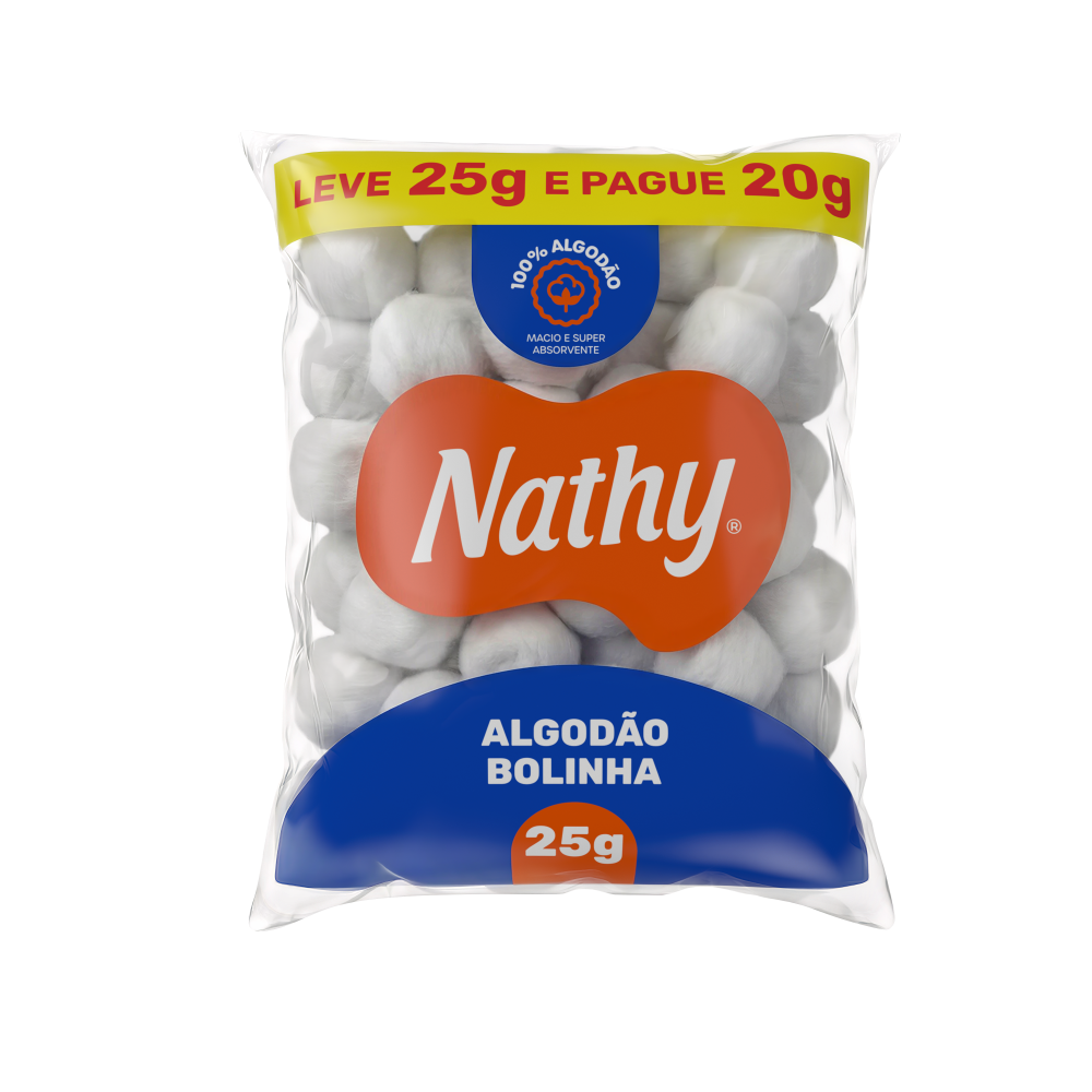 Algodão Nathy Hidrófilo 25g