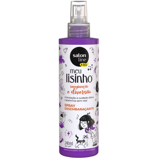 Spray Salon Line Meu Liso Kids Desembaraçante Hidratação E Brilho 240ml