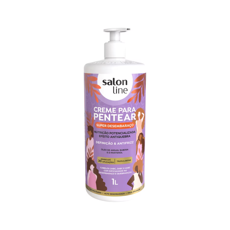 Creme Para Pentear Salon Line Super Desembaraço 1L