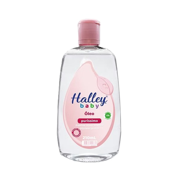 Óleo Infantil Halley Baby Puro Rosa 210ml