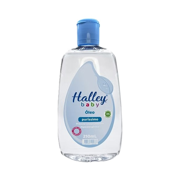Óleo Infantil Halley Baby Puro Azul 210ml