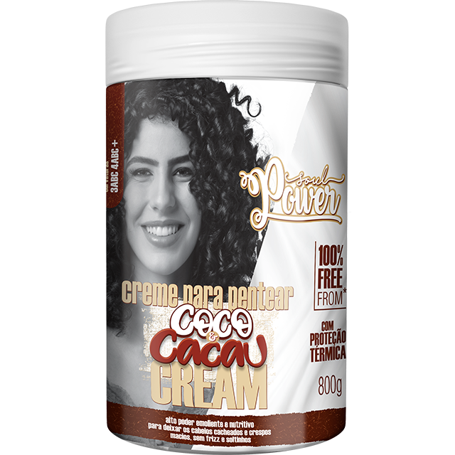 Creme Para Pentear Soul Power Coco E Cacau Cream 800G