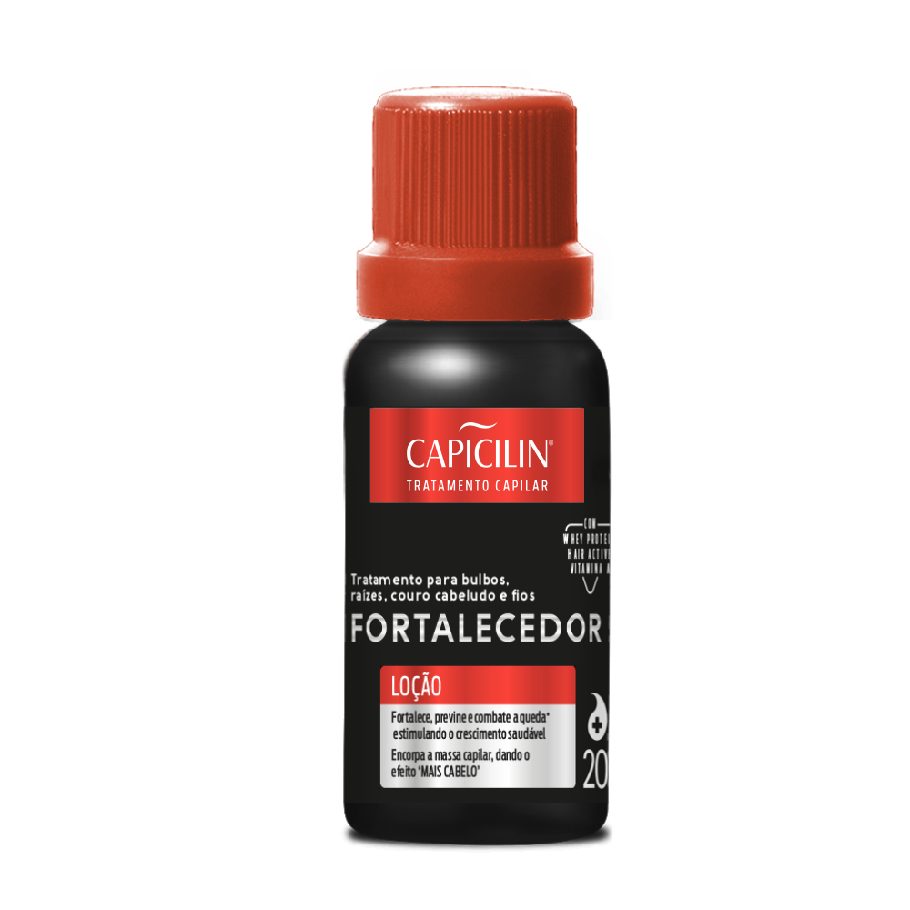 Tônico Capilar Capicilin Fortalecedor Whey Protein 20ml