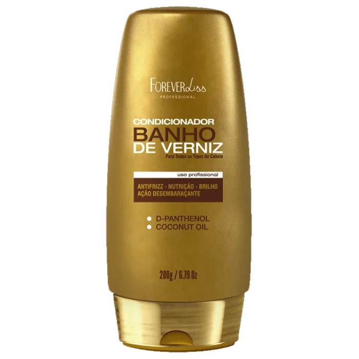 Condicionador Forever Liss Banho De Verniz 200G