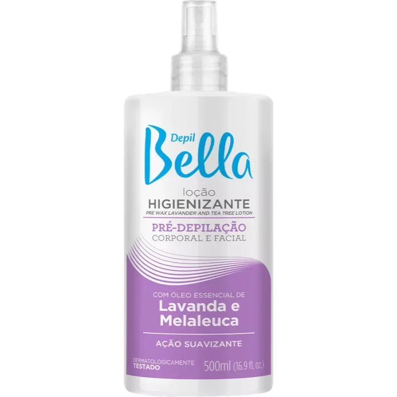 Loção Higienizante Pré-Depilação Depil Bella Lavanda E Melaleuca 500ml