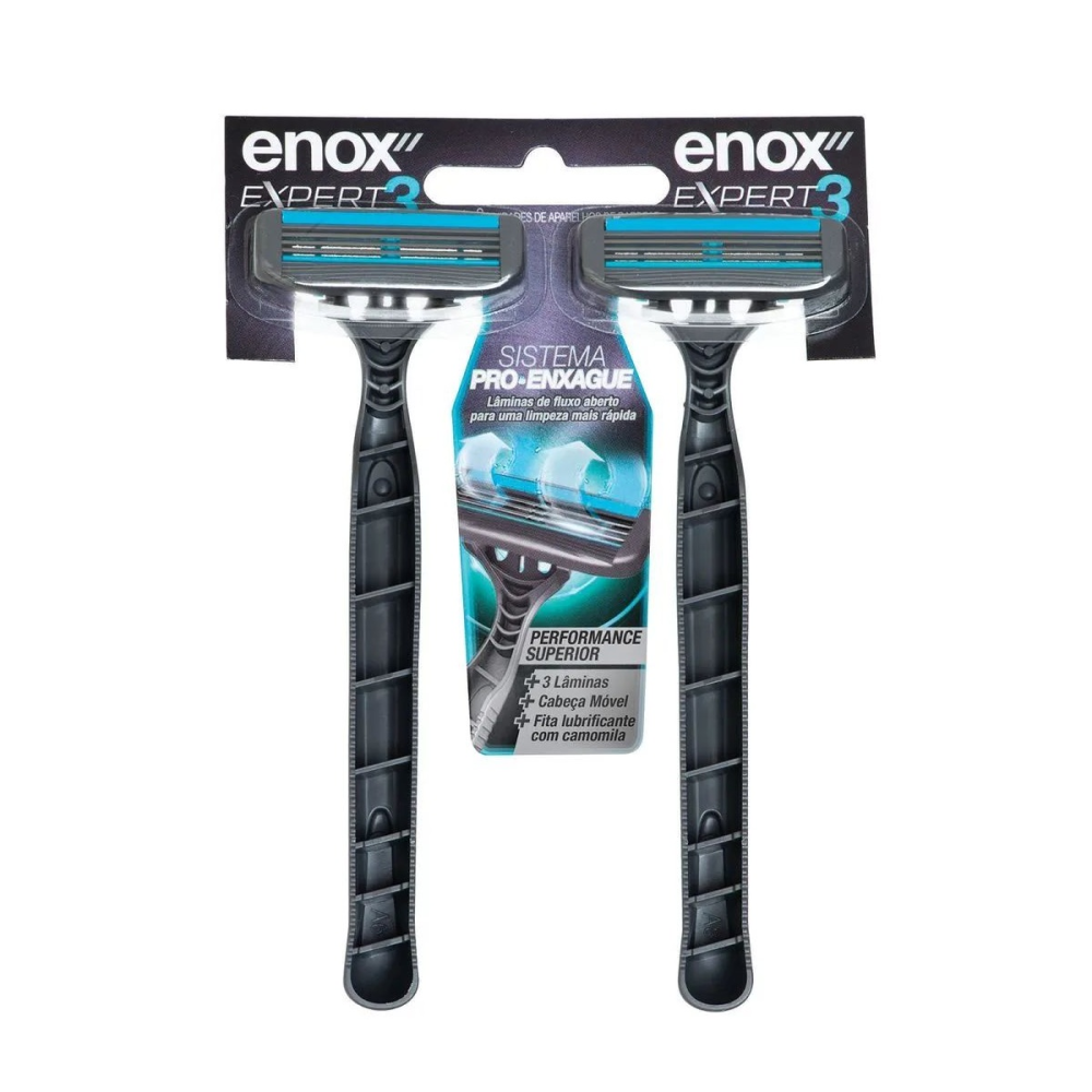 Aparelho de Barbear Enox Belliz Expert 3 Lâmina Tripla Ref. 1752