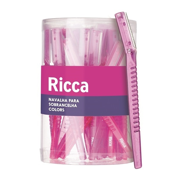 Navalha Ricca Belliz Para Sobrancelhas Colors Ref. 1665.
