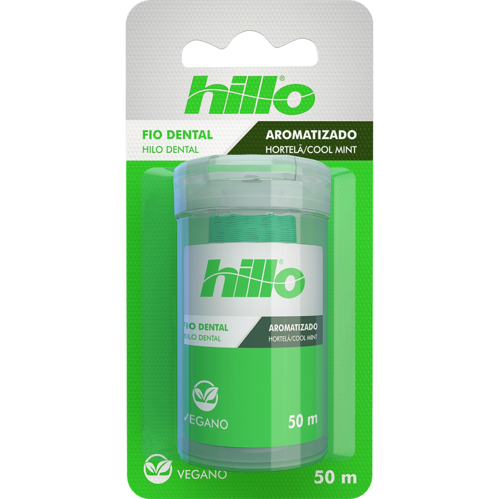 Fio Dental Hillo Vegano Hortela 50M