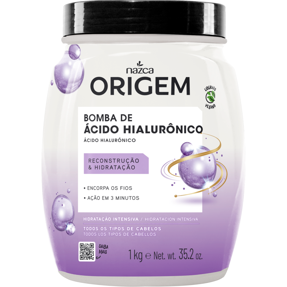 Creme De Hidratação Origem Bomba De Ácido Hialurônico 1Kg