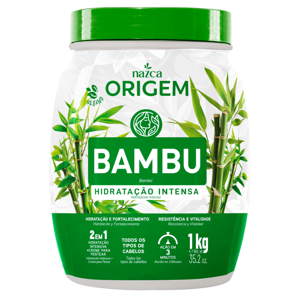 Creme De Hidratação Origem 2 Em 1 Bambu 1Kg