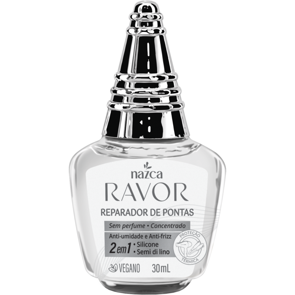 Reparador de Pontas Nazca Ravor 3 em 1 Sem Perfume 30ml