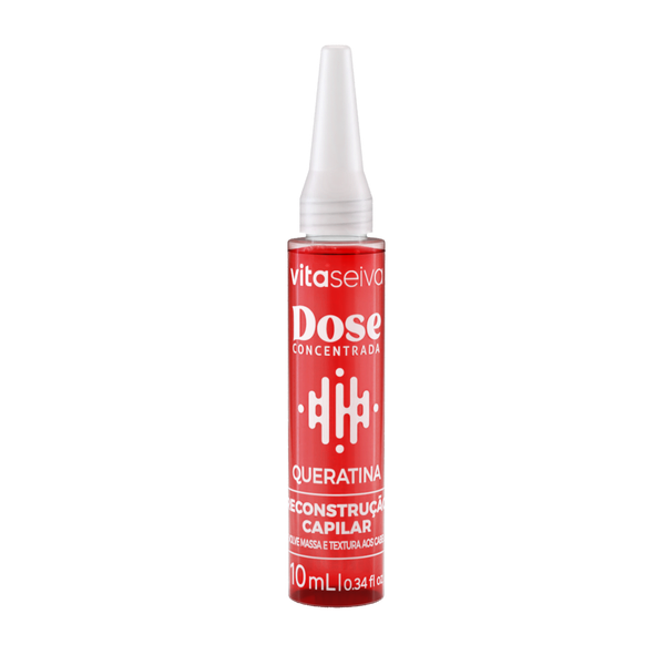 Vitamina Capilar Vita Seiva Queratina Display Com 24 Unidades de 10ml