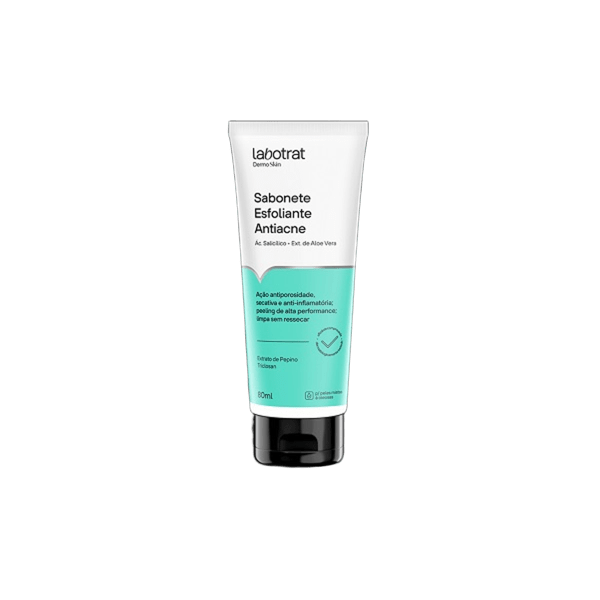 Sabonete Esfoliante Antiacne Labotrat Dermo Skin 80ml