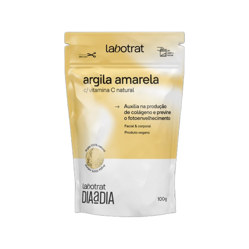 Argila Amarela Com Vitamina C Dia A Dia 100G Labotrat