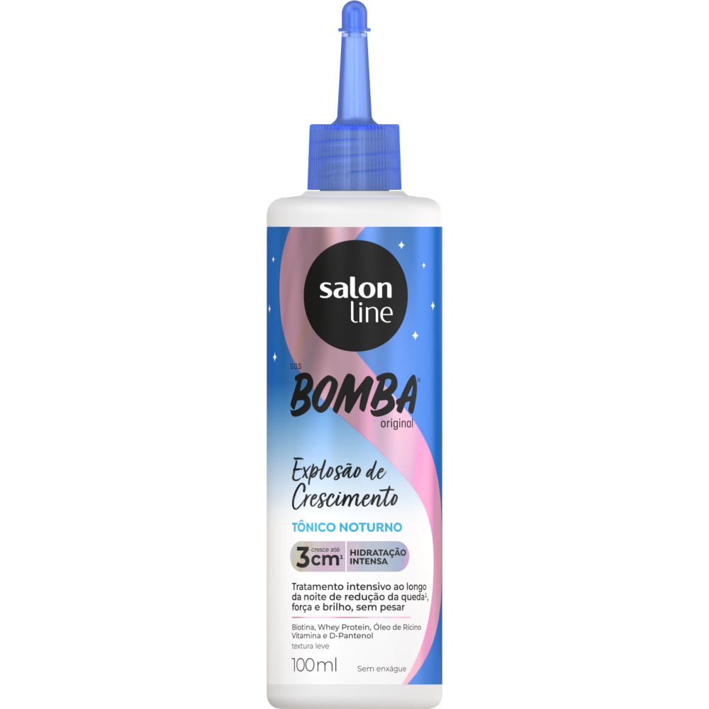 Tônico Noturno Salon Line S.O.S Bomba Original Crescimento 100ml