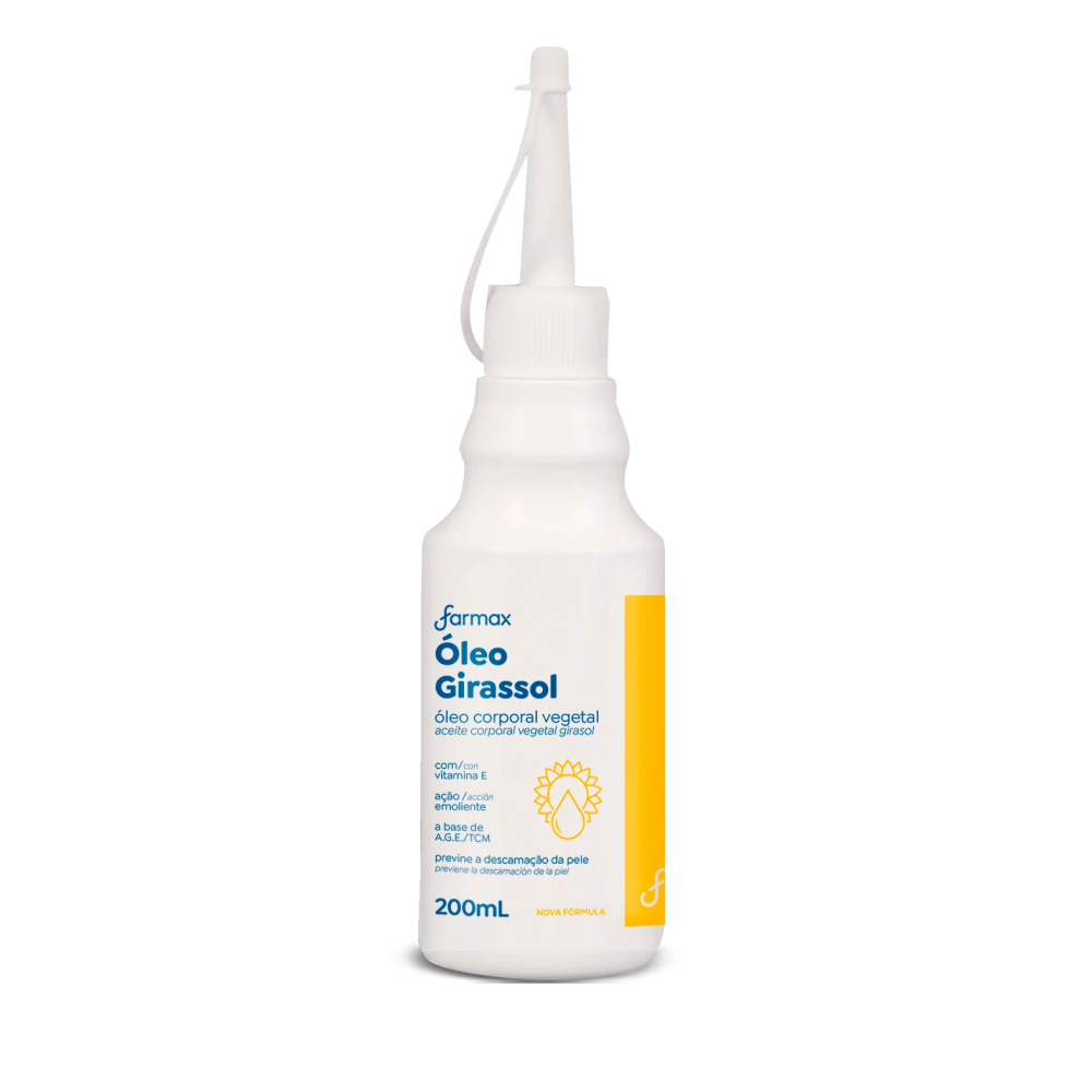 Óleo Corporal Farmax Girasssol Almotolia 200ml