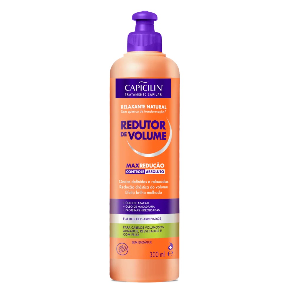 Relaxante Capilar Capicilin Natural Redutor de Volume 300ml