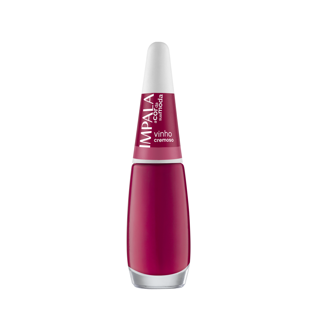 Esmalte Impala A Cor da Sua Moda Cremoso Vinho Com 6 Unidades Ref. 028