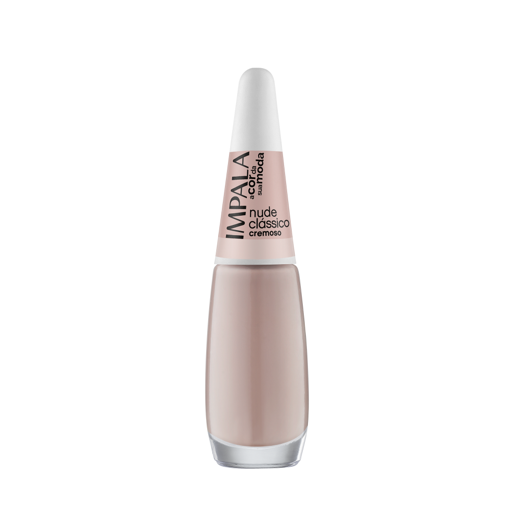 Esmalte Impala A Cor da Sua Moda Cremoso Nude Clássico Com 6 Unidades Ref. 922